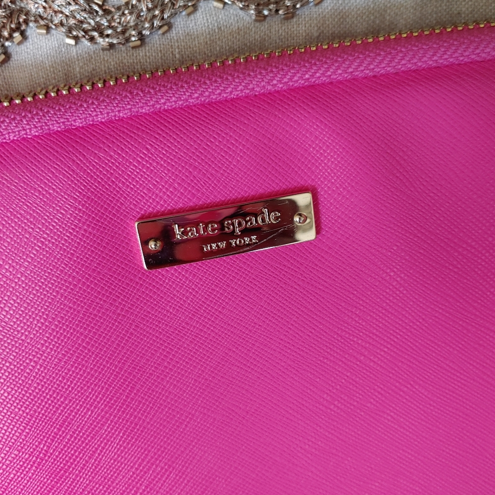 Kate Spade hot pink laptop case